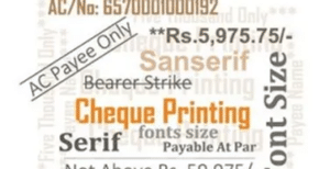 Cheque Printing Software Options